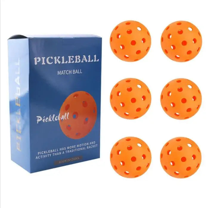 Balles de pickleball match 74 mm 40 trous en boîte, un des 5 coloris disponibles.