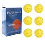 Pack de 6 balles pickleball match en boîte, autre coloris de la gamme.