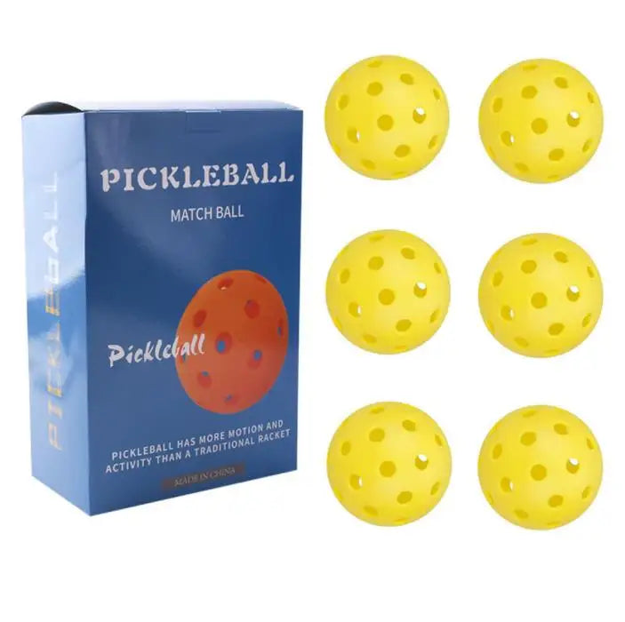 Pack de 6 balles pickleball match en boîte, autre coloris de la gamme.