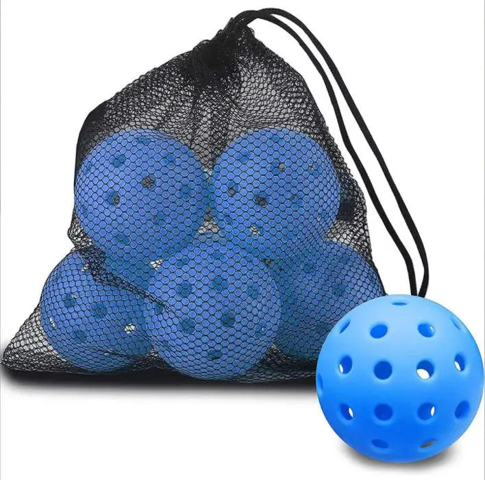 Balles de pickleball outdoor 74 mm 40 trous, variante de couleur supplémentaire.