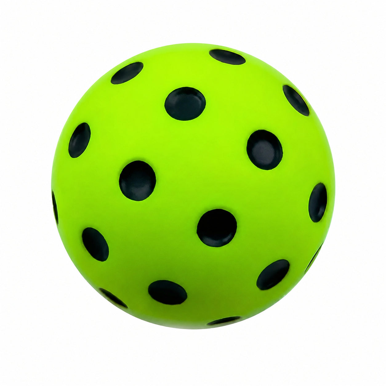 Pack de 3 balles pickleball silencieuses indoor, autre coloris à points disponible.
