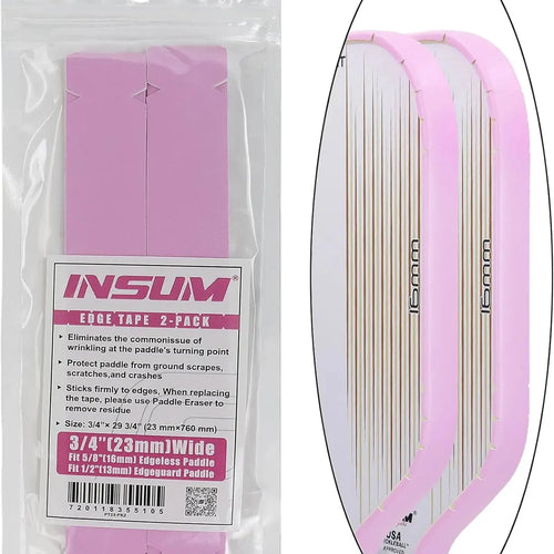 Bande de protection pour raquette de pickleball, tour de bord en PU 23 mm, un des 7 coloris disponibles.