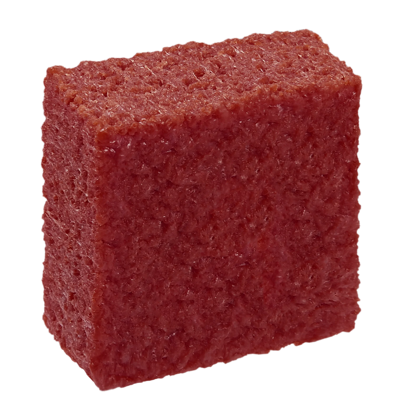 Bloc de gomme de nettoyage pour surface de raquette de pickleball, vue en perspective montrant la structure compacte pour un entretien efficace des fibres de carbone.