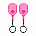 Porte-clés raquette de pickleball en PVC, un des 8 coloris disponibles.