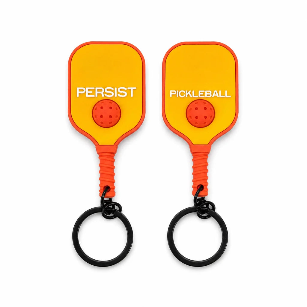 Porte-clés pickleball en PVC, coloris disponible parmi la gamme de 8.