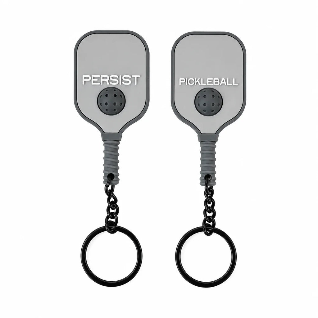 Porte-clés pickleball en PVC, autre coloris de la gamme.
