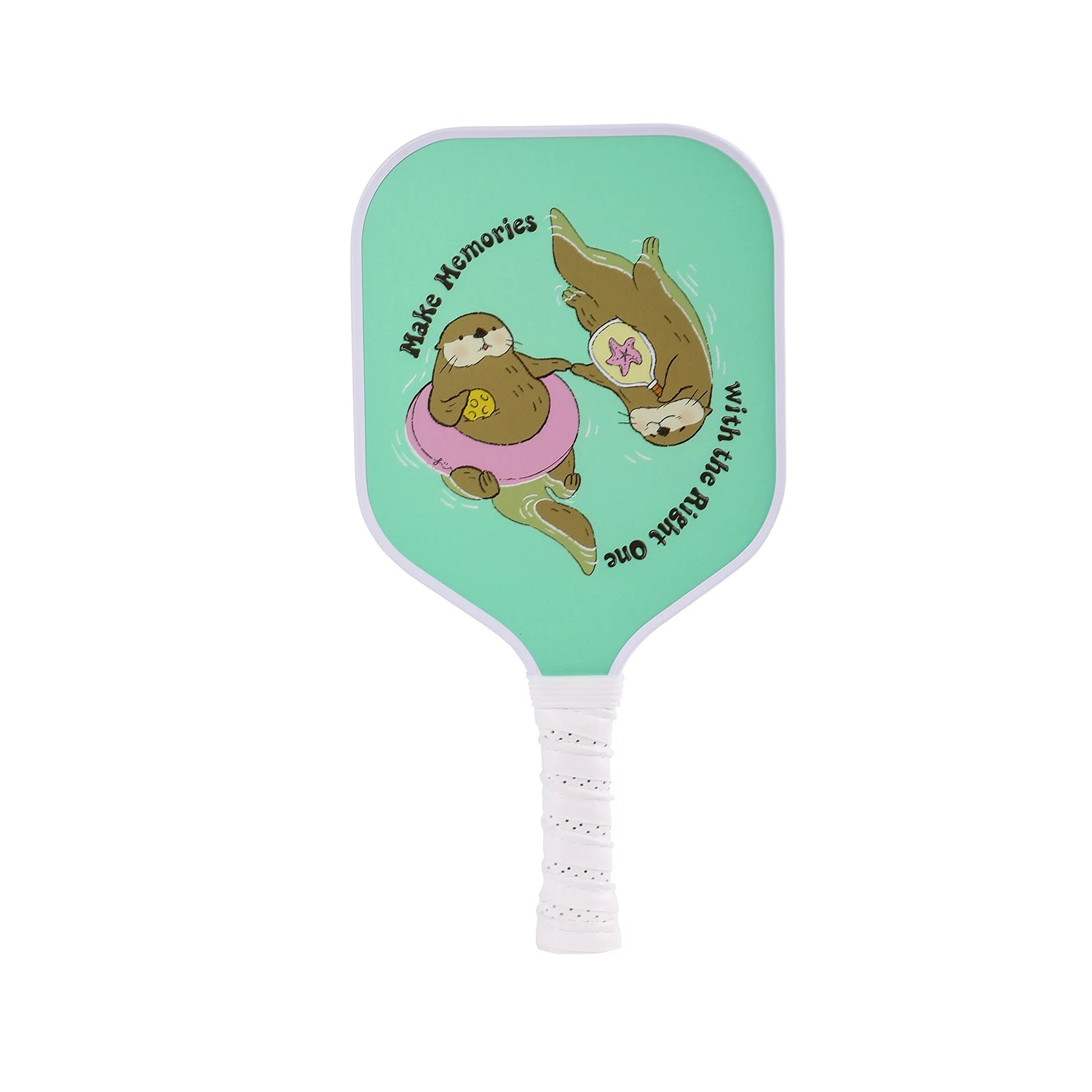 Raquette pickleball enfant La Loutre MAICCA – design loutre colorée, légère, noyau nid d'abeille, 6-12 ans