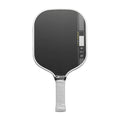 Raquette de pickleball Scorpeus signature Collin Johns, 16mm en fibre de carbone noire avec bordure blanche, certifiée USA Pickleball et UPA-A.