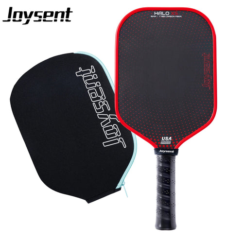 Raquette pickleball Joysent T700 thermoformée raw carbon 16mm – coloris Rouge