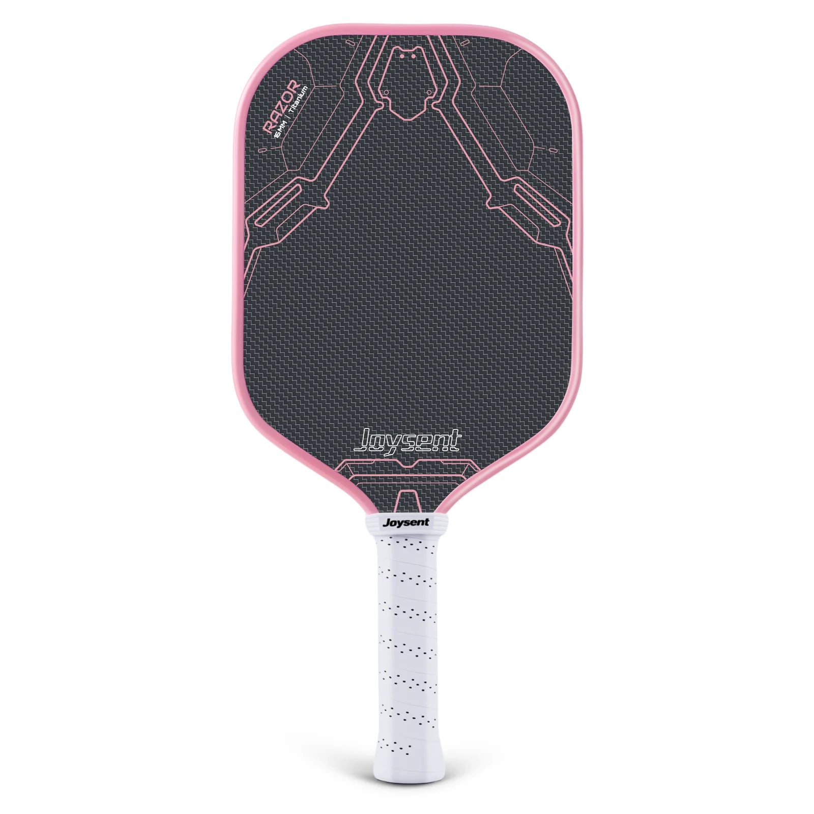 Raquette pickleball Joysent Titanium Carbon PMI Gen4 16mm – coloris Rose