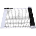 Toile de rechange pour filet de pickleball format officiel 6,7 x 0,91 mètres avec bandes de renfort en PVC blanc.